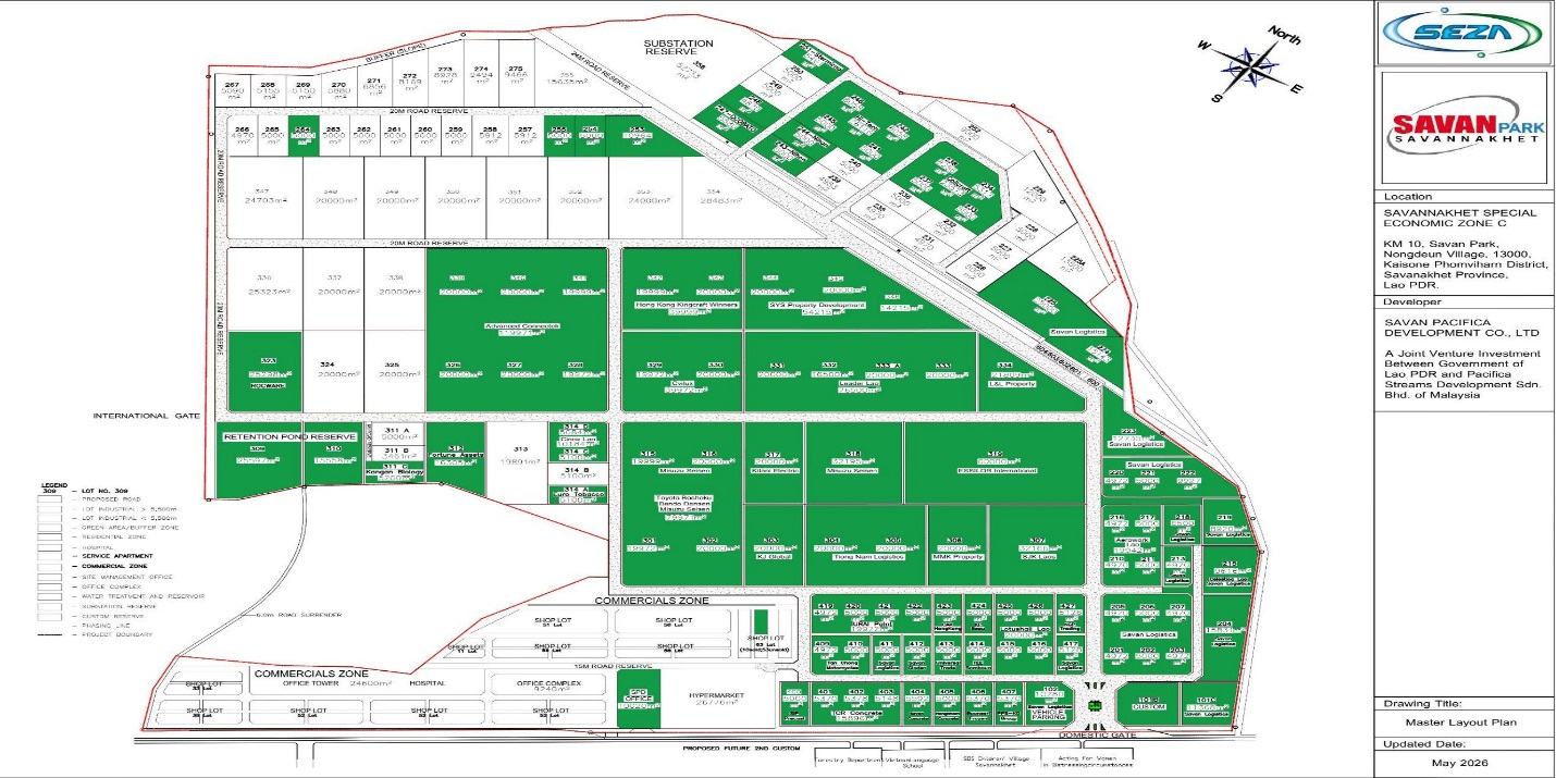 Savan Park Master Layout Plan